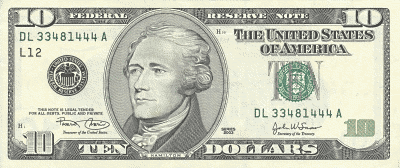 $10 bill