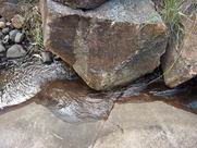 Rocks and water