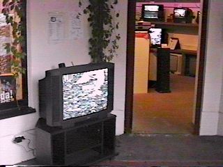 TV outside store
