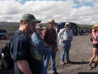 Part of the lava hike group