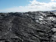 a mound of lava