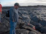 Mark points out speeding lava