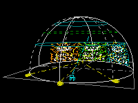 3-screen pan array