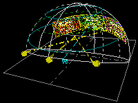 3-screen dissolve array