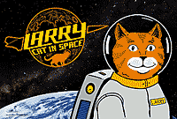Larry Cat In Space promo art